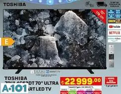 TOSHİBA 70 ULTRA HD 4K SMART LED TV AKILLI TELEVİZYON